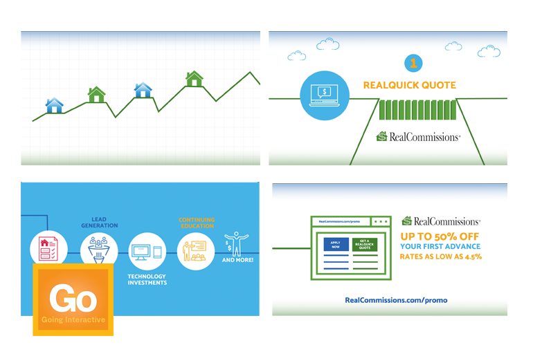 Sample screens from the explainer video