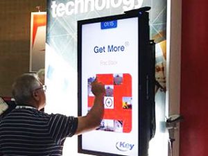 Interactive Touch Screen Game for Trade Show