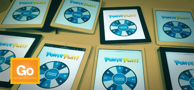 Digital Prize Wheel on iPads