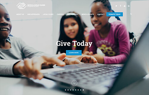 Non profit website increase donations