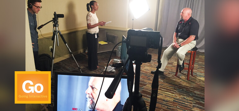 Filming Sales Reps for Sales Meeting Video