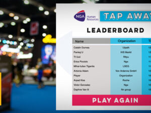 B2B Digital Touchscreen Games with Leader Boards
